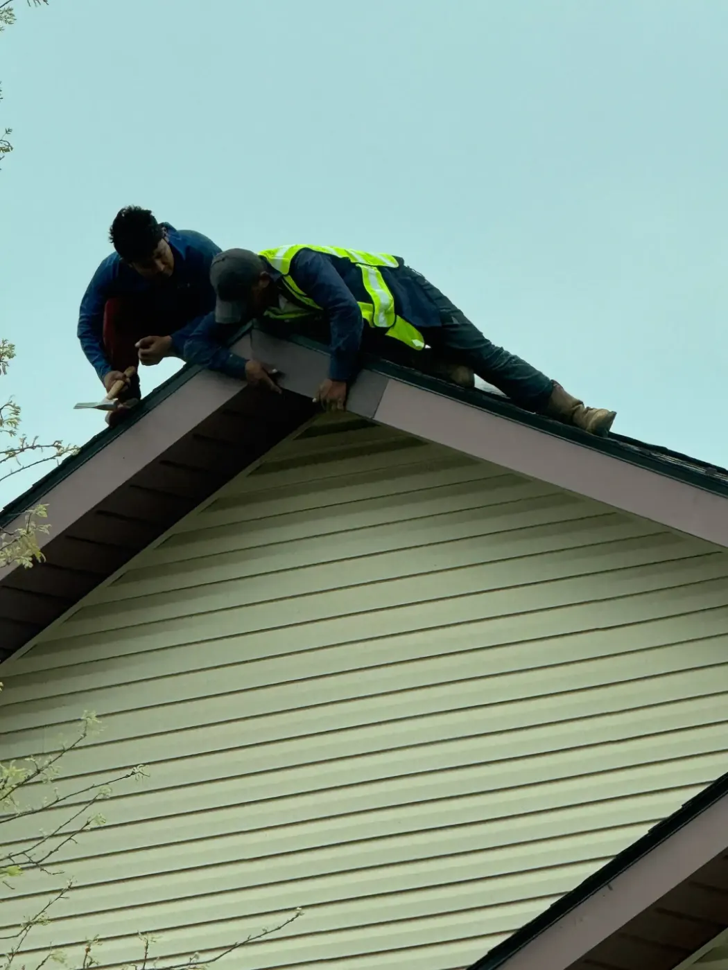 Commercial roof inspection documented in Cicero